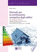 Manuale per la certificazione energetica degli edifici