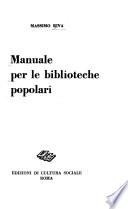 Manuale per le biblioteche popolari