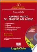 Manuale pratico del processo del lavoro. Con CD-ROM