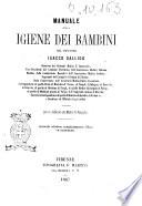 Manuale sulla igiene dei bambini del dottore Isacco Galligo