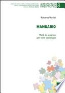Manuario. Work in progress per temi sociologici