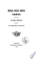 Maria Dell'Orto canti
