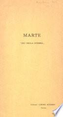 Marte 'Dio della Guerra'.