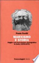 Marxismo e storia