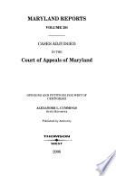 Maryland Reports