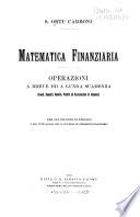 Matematica finanziaria