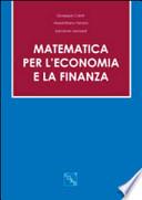 Matematica per l'economia e la finanza