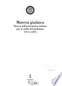 Materia giudaica