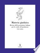 Materia giudaica. Rivista dell'Associazione italiana per lo studio del giudaismo (2002)