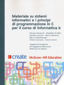 Materiale su sistemi informatici e i principi di programmazione in C per il corso di Informatica B