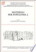 Materiali per Populonia