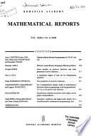 Mathematical Reports