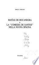 Matías de Bocanegra e la comedia de santos nella Nuova Spagna