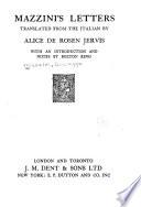Mazzini's Letters