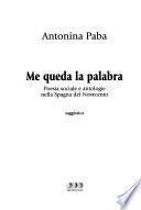 Me queda la palabra