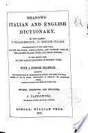 Meadows Italian and English Dictionary