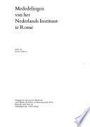 Mededelingen van het Nederlands Instituut te Rome