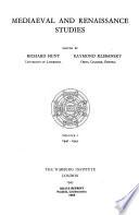 Mediaeval and Renaissance Studies