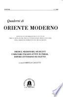 Medici, missionari, musicisti e militari italiani attivi in Persia, impero ottomano ed Egitto