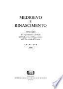 Medioevo e Rinascimento