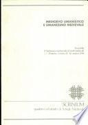Medioevo umanistico e umanesimo medievale