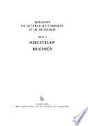 Mélanges de littérature comparée et de philologie