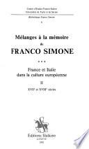 Melanges Franco Simone