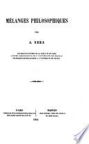 Mélanges philosophiques