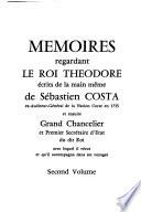 Mémoires, 1732-1736