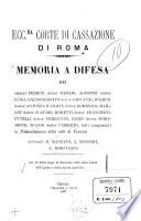 Memoria a difesa dei signori Pedrini dottor Basilio, Agostini dottor Luigi, Baldisserotto dottor Giovanni [et al.] tutti componenti la Poliambulanza della città di Venezia