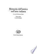 Memoria dell'antico nell'arte italiana: L'uso dei classici