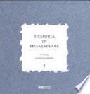 Memoria di Shakespeare