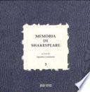 Memoria di Shakespeare
