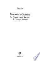 Memoria e giustizia