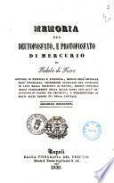 Memoria sul deutofosfato, e protofosfato di mercurio di Fedele di Fiore