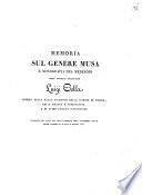 Memoria sul generale Musa e monografia sul medesimo dell'avvocato collegiato Luigi Colla ... Stampata nel tomo 25. delle memorie dell'Accademia reale delle scienze di Torino a pagina 333