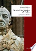 Memoria sul sistema di Fichte