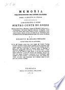 Memoria sull'introduzione del lichene islandese come alimento in Italia