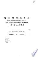 Memoria sulla abolizione della privativa del purgo dei panni di lana in Alatri. Con Sommario di n.ri 11