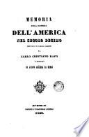 Memoria sulla seoperta dell'America nel secolo decimo tradotta da Jacopo Graberg da Haunsö