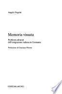 Memoria vissuta