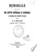 Memoriale ad uso dei sotto uffiziali e caporali di fanteria dell'esercito italiano