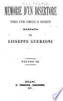 Memorie d'un disertore storia di una famiglia di patriotti