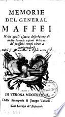 Memorie del General Maffei