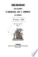 Memorie dell'Accademia d'agricoltura, arti e commercio di Verona