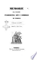 Memorie dell'Accademia d'agricoltura, arti e commercio di Verona