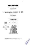 Memorie dell'Accademia d'agricoltura, commercio ed arti di Verona