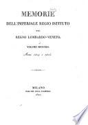 Memorie dell' Imperiale regio Istituto del Regno lombardo-veneto
