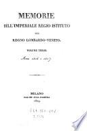 Memorie dell'Imperiale Regio Istituto del Regno Lombardo-Veneto