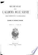 Memorie della Accademia delle scienze dell'Istituto di Bologna, Classe di scienze fisiche